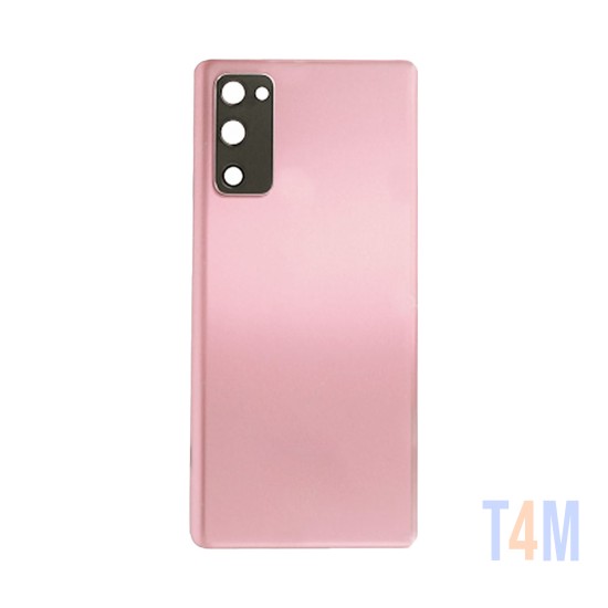 Tampa Traseira+Lente de Cámara Samsung Galaxy S20/G980 Rosa
